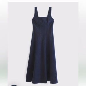 Abercrombie and Fitch Mila Denim midis dress Xl tall